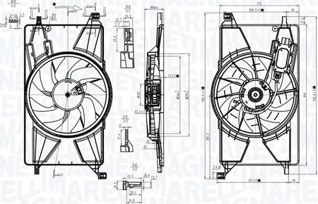 Magneti Marelli 069422834010 - Ventilador, refrigeración del motor parts5.com