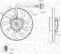 Magneti Marelli 069422876010 - Ventilator, radiator parts5.com