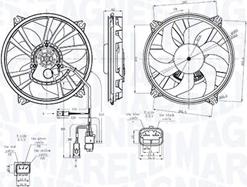 Magneti Marelli 069422870010 - Fan, radiator parts5.com