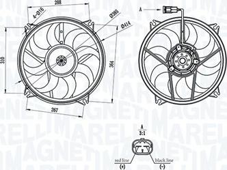 Magneti Marelli 069422708010 - Fan, radiator parts5.com