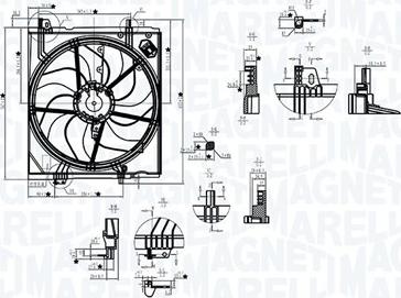 Magneti Marelli 069422787010 - Ventilator, radiator parts5.com