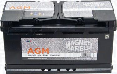 Magneti Marelli 069095850009 - Стартерная аккумуляторная батарея, АКБ parts5.com