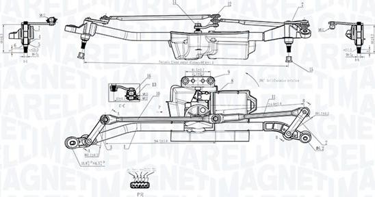 Magneti Marelli 064352403010 - Window Wiper System parts5.com