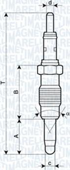 Magneti Marelli 062900011304 - Hehkutulppa parts5.com