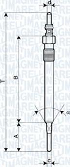 Magneti Marelli 062900061304 - Glow Plug parts5.com