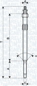 Magneti Marelli 062900024304 - Glow Plug parts5.com