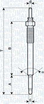 Magneti Marelli 062900074304 - Vzigalne svecke parts5.com