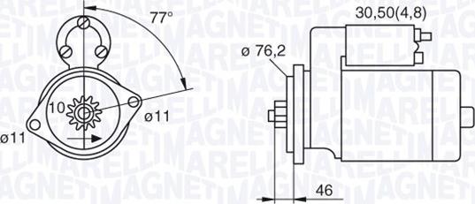 Magneti Marelli 063521230160 - Starter parts5.com