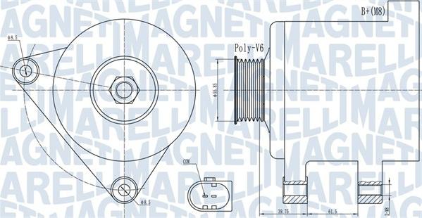 Magneti Marelli 063731910010 - Generator / Alternator parts5.com