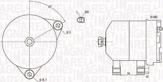 Magneti Marelli 063731913010 - Alternador parts5.com