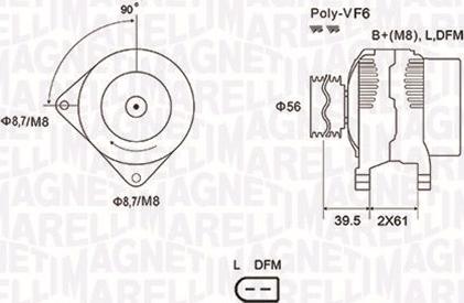 Magneti Marelli 063731912010 - Γεννήτρια parts5.com