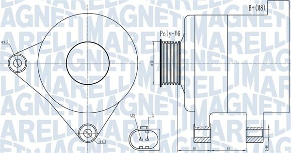 Magneti Marelli 063731986010 - Generátor parts5.com