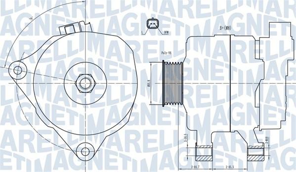 Magneti Marelli 063731499010 - Alternátor parts5.com