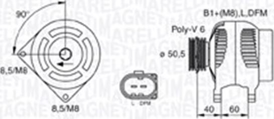 Magneti Marelli 063731542010 - Alternatör parts5.com