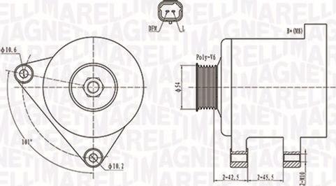 Magneti Marelli 063731674010 - Γεννήτρια parts5.com