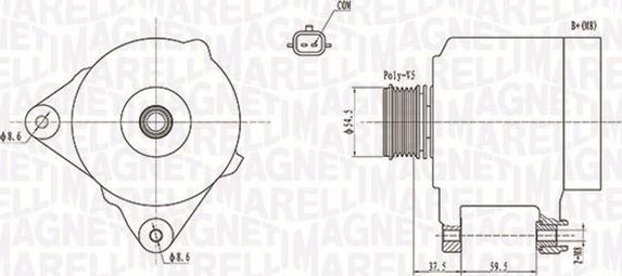 Magneti Marelli 063731860010 - Generátor parts5.com