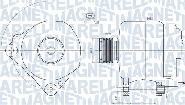 Magneti Marelli 063731810010 - Alternator parts5.com