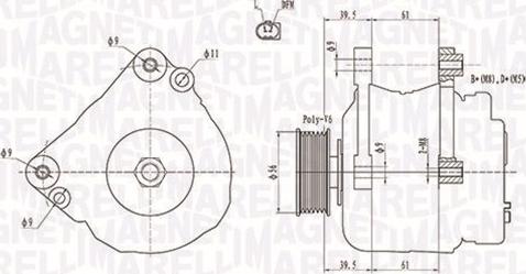 Magneti Marelli 063731818010 - Generátor parts5.com