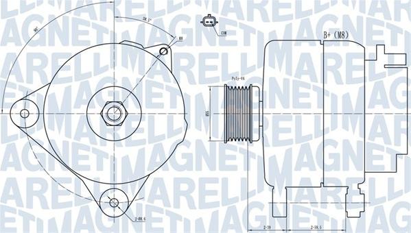 Magneti Marelli 063731887010 - Alternator parts5.com