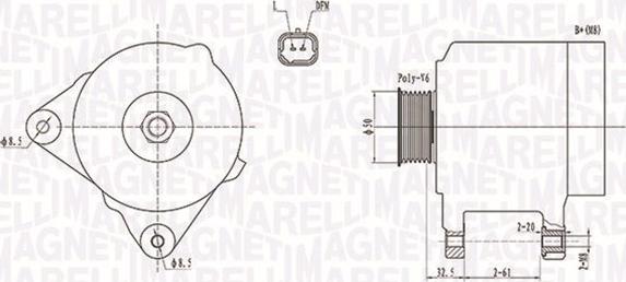 Magneti Marelli 063731824010 - Alternator parts5.com