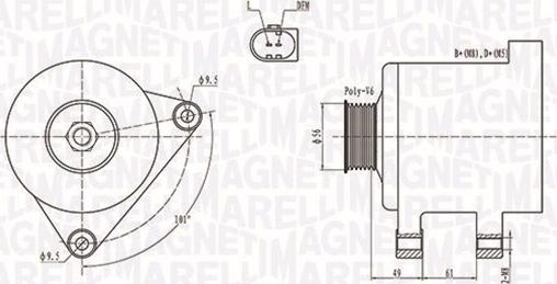 Magneti Marelli 063731782010 - Alternátor parts5.com