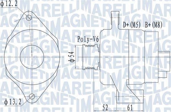 Magneti Marelli 063732049010 - Generátor parts5.com