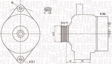 Magneti Marelli 063732026010 - Alternator parts5.com