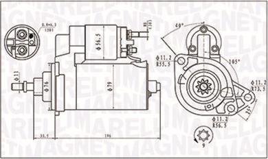 Magneti Marelli 063720713010 - Стартер parts5.com