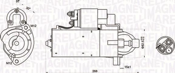 Magneti Marelli 063721423010 - Zaganjalnik parts5.com