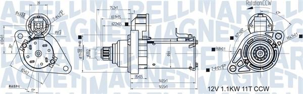 Magneti Marelli 063721533010 - Стартер parts5.com