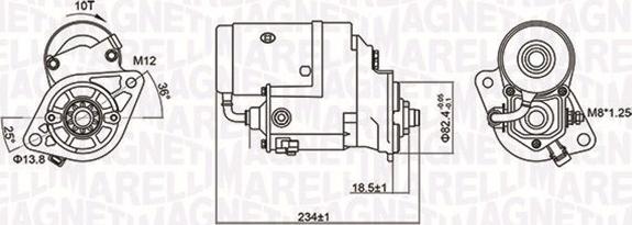 Magneti Marelli 063721154010 - Starter parts5.com