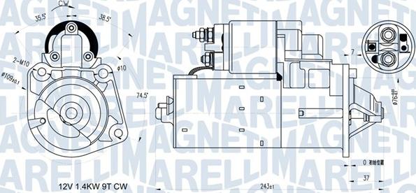 Magneti Marelli 063721398010 - Uputnik parts5.com