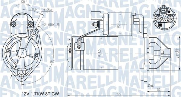 Magneti Marelli 063721365010 - Стартер parts5.com