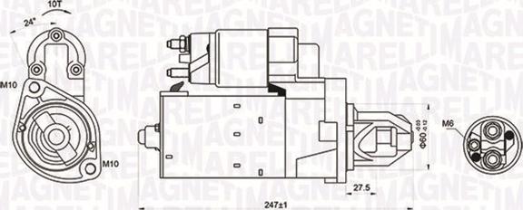 Magneti Marelli 063721249010 - Стартер parts5.com