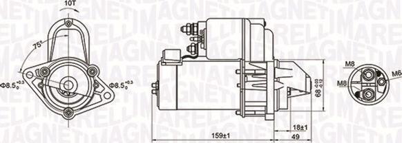 Magneti Marelli 063721257010 - Rozrusznik parts5.com