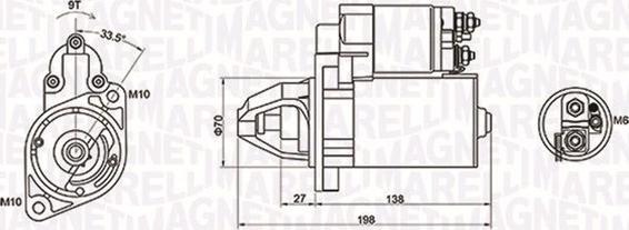 Magneti Marelli 063721283010 - Zaganjalnik parts5.com