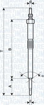 Magneti Marelli 062900082304 - Vzigalne svecke parts5.com