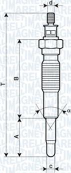 Magneti Marelli 062900077304 - Glow Plug parts5.com