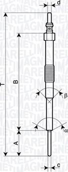 Magneti Marelli 062900129304 - Svjećica parts5.com