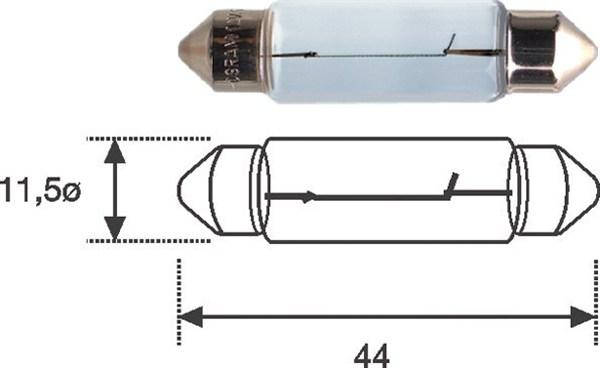 Magneti Marelli 009461200000 - Ampoule, feu éclaireur de plaque parts5.com