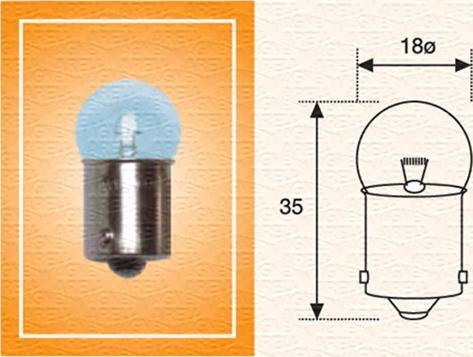 Magneti Marelli 004009100000 - Bec, iluminare numar circulatie parts5.com