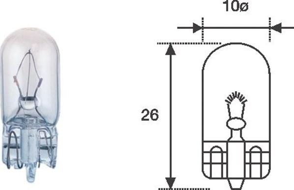 Magneti Marelli 003821100000 - Bulb, indicator parts5.com