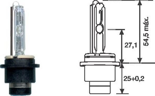 Magneti Marelli 002541100000 - Ampul, uzun huzme far parts5.com