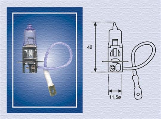 Magneti Marelli 002554100000 - Żiarovka pre hmlové svetlo parts5.com