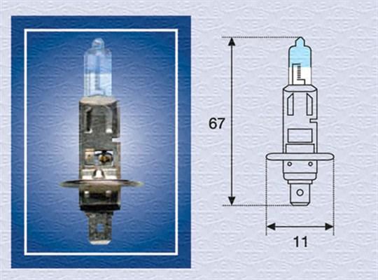 Magneti Marelli 002587100000 - Крушка с нагреваема жичка, фар за дълги светлини parts5.com