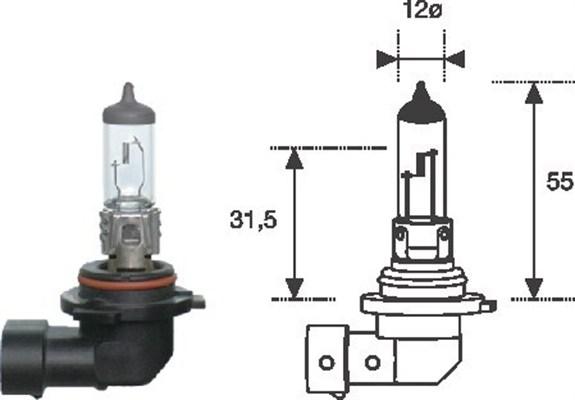 Magneti Marelli 002577300000 - Żarówka, reflektor dalekosiężny parts5.com