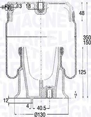 Magneti Marelli 030607020185 - Кожух пневматической рессоры parts5.com