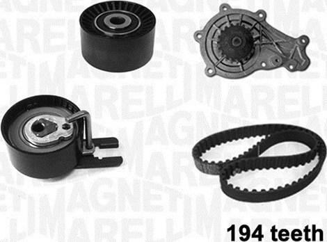 Magneti Marelli 341404030001 - Bomba de agua + kit correa distribución parts5.com