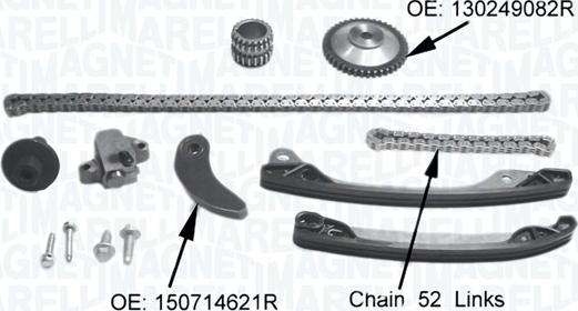 Magneti Marelli 341500001360 - Sada rozvodového řetězu parts5.com