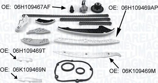 Magneti Marelli 341500001370 - Komplet pogonskog lanca parts5.com